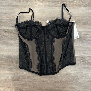 Urban Outfitters black corset top
